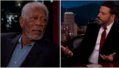 ...Ask a White Person That?’: Morgan Freeman Fans Trash Jimmy Kimmel for Asking the Actor an ‘Offensive’ Question About His Distinctive...