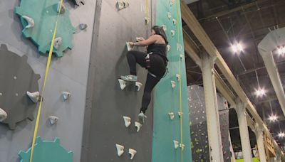 Speed climbing is now a standalone Olympic event, so Today in St. Louis gave it a try