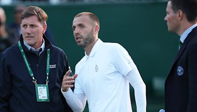 Dan Evans hits out at Wimbledon officials and opponent's team