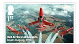 New stamps to mark 60th display season of the Red Arrows