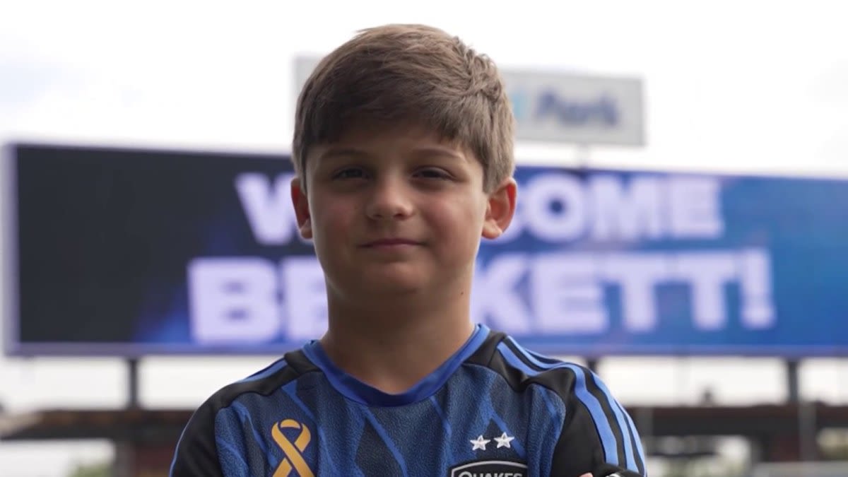 9-year-old cancer survivor named Quakes' honorary team captain