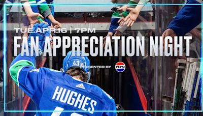 THANK YOU FANS: CELEBRATING THE CANUCKS ANNUAL FAN APPRECIATION NIGHT