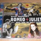 正版CD電影原聲帶《羅密歐與茱麗葉之後現代激情篇》／ ROMEO & JULIET 1996年電影版OST全新未拆