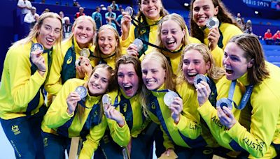 Aussies take women's water polo silver after battling health scare