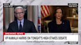 Kamala Harris defends Biden's debate performance in CNN interview with Anderson Cooper