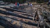 Storm provides a rare glimpse of a 112-year-old shipwreck