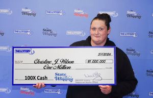 Woman wins $1 million lottery for second time in 10 weeks