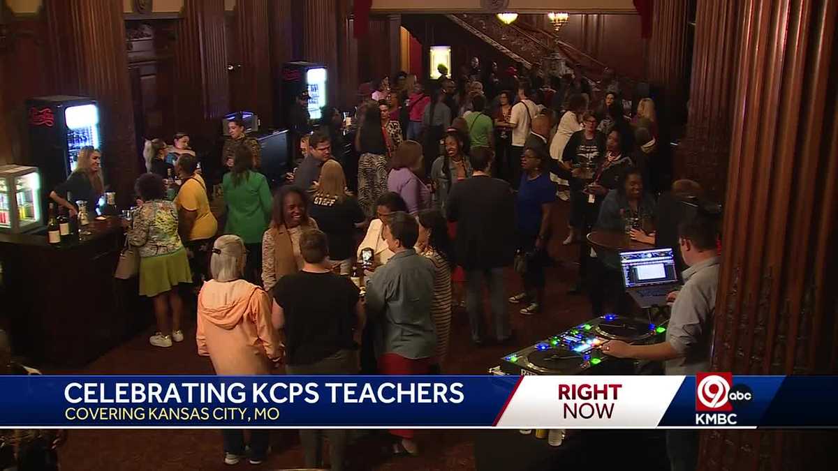 KCPS teachers celebrated with a happy hour and special announcement on Teacher Appreciation Day