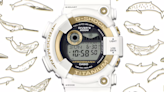 Casio launches G-Shock Frogman watch with gold detailing and whales (lots of them)