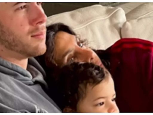 Priyanka Chopra and Nick Jonas's daughter Malti Marie’s humming video from the sets of 'The Bluff' leaves fans in awe - Watch | Hindi Movie News - Times of India