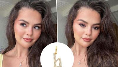 Selena Gomez debuts diamond ‘B’ necklace for boyfriend Benny Blanco: ‘Hottest chick in the game wearing my chain’