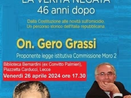 Gero Grassi: Aldo Moro vittima del contesto geopolitico della Guerra fredda