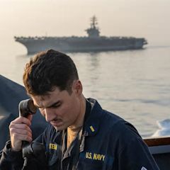 Carrier USS Dwight D. Eisenhower Now in the Mediterranean Sea