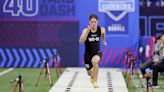 Luke McCaffrey beats brother CMC's 40-yard dash time at combine