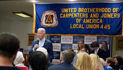 Biden calls for higher taxes on the rich on visit to Pennsylvania hometown