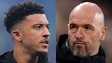 Jadon Sancho told Erik ten Hag that Man Utd 'bought the wrong player' in row over role