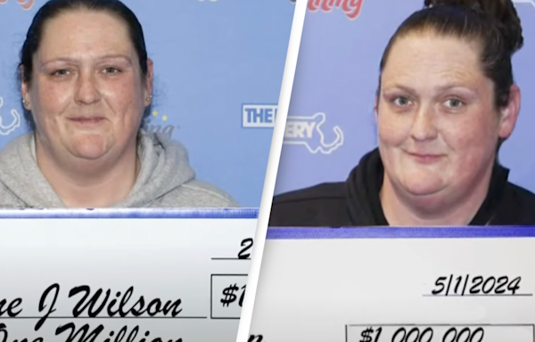 Woman hits the lottery jackpot and wins $1 million twice in less than 3 months