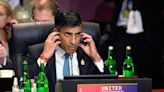 Rishi Sunak condemns Russia’s ‘barbaric’ war as he faces Sergei Lavrov at G20