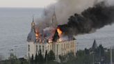 Ukraine’s ‘Harry Potter castle’ burns down in deadly Russian missile attack