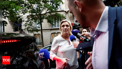 Absolute majority still possible for French far right: Le Pen - Times of India