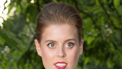 Princess Beatrice wears secret wedding guest dress - and a crown like no other