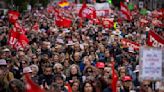 AP PHOTOS: Workers rule the streets on May Day