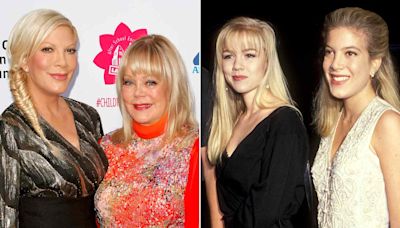 Tori Spelling's 'Beverly Hills, 90210' Costars and Her Mom Candy Take a Trip Down Memory Lane on Her 51st Birthday