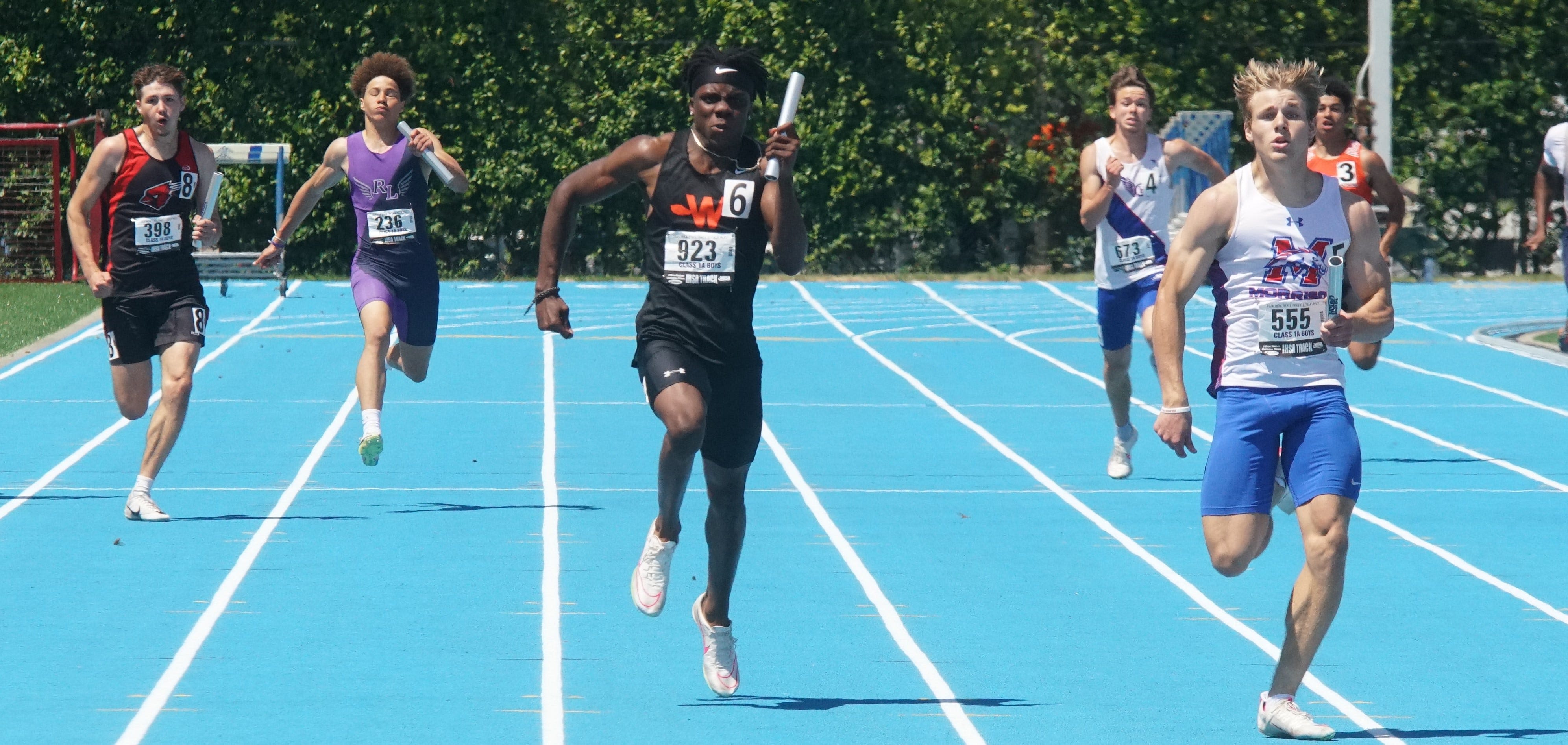 Supreme Muhammad and Winnebago sprint out of state track and field meet with championships