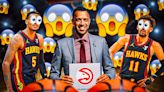 Hawks GM Landry Fields' immediate reaction to shocking No. 1 pick coup at NBA Draft Lottery
