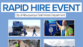 Albuquerque’s solid waste department holding hiring events this summer