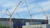 Crane part falls during construction at Taylor Samsung semiconductor plant