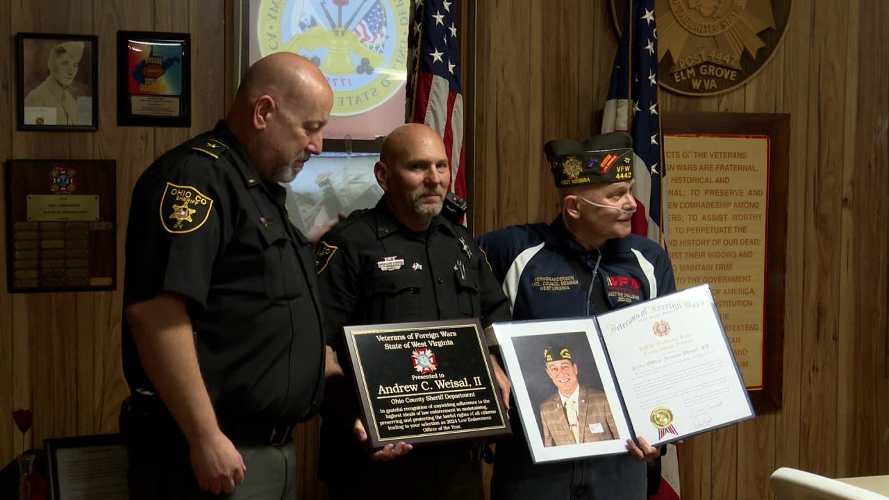 Ohio County Sheriff’s Deputy receives VFW National Law Enforcement Award