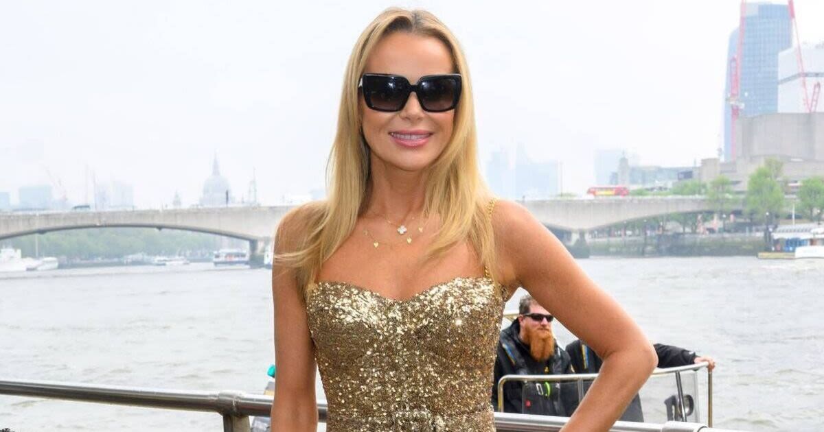 Amanda Holden sparks frenzy as she flaunts ageless looks in tight gold jumpsuit