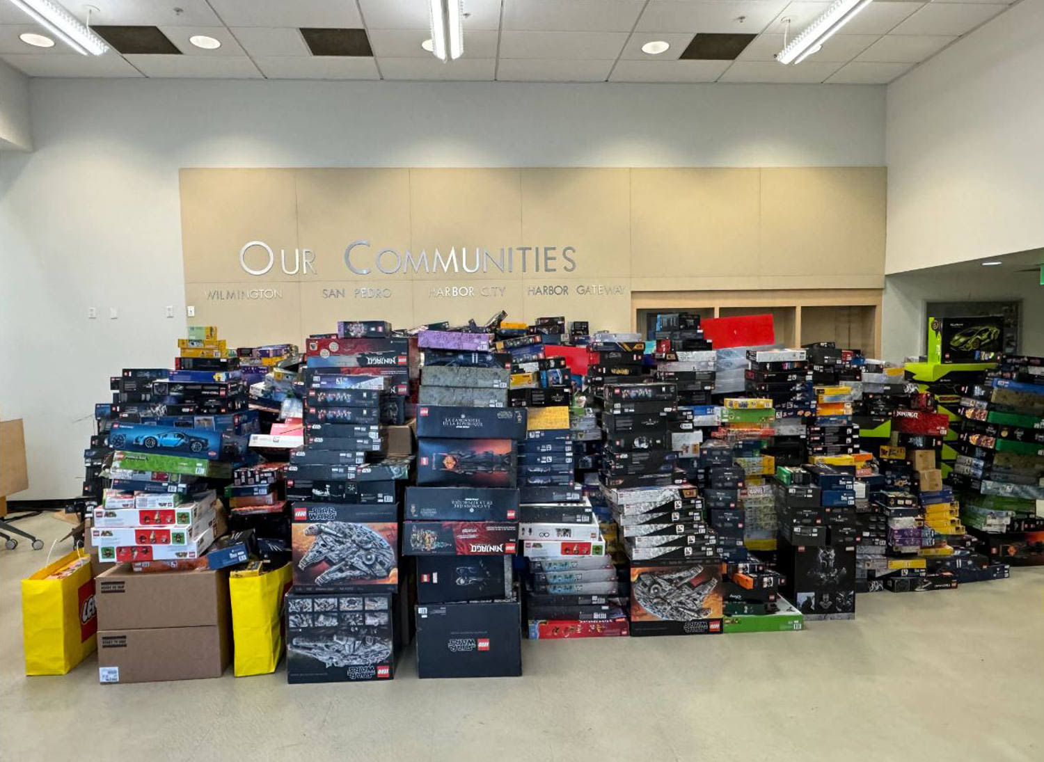 Two arrested, including 71-year-old man, for allegedly stealing almost 3,000 boxes of LEGOs