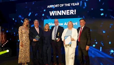 Glasgow Airport 'thrilled' to be named Airport of the Year for second year running