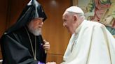 Armenian Church leader, Pope Francis meet at Vatican