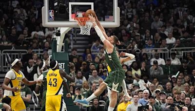 Despite missing stars, Bucks rout Pacers to stay alive