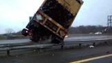 Incredible near-miss on US highway