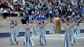 Greece hands over Olympic flame to Paris Games organizers