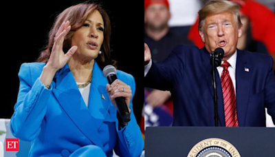 Donald Trump attacks Kamala Harris, questions her competence - The Economic Times