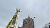 Firefighters tackle blaze at listed St John the Evangelist church in Southgate