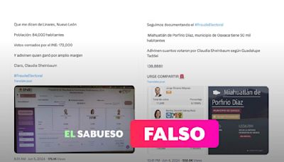 No votaron más personas de las que habitan Linares o Miahuatlán, es desinformación sobre resultados electorales