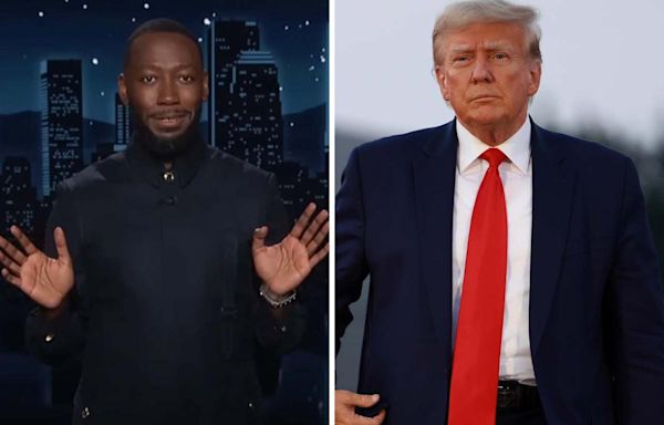 Lamorne Morris mocks Trump campaign again on 'Jimmy Kimmel Live' when they get his name wrong: "I don’t know who ‘Lamont Morris’ is"