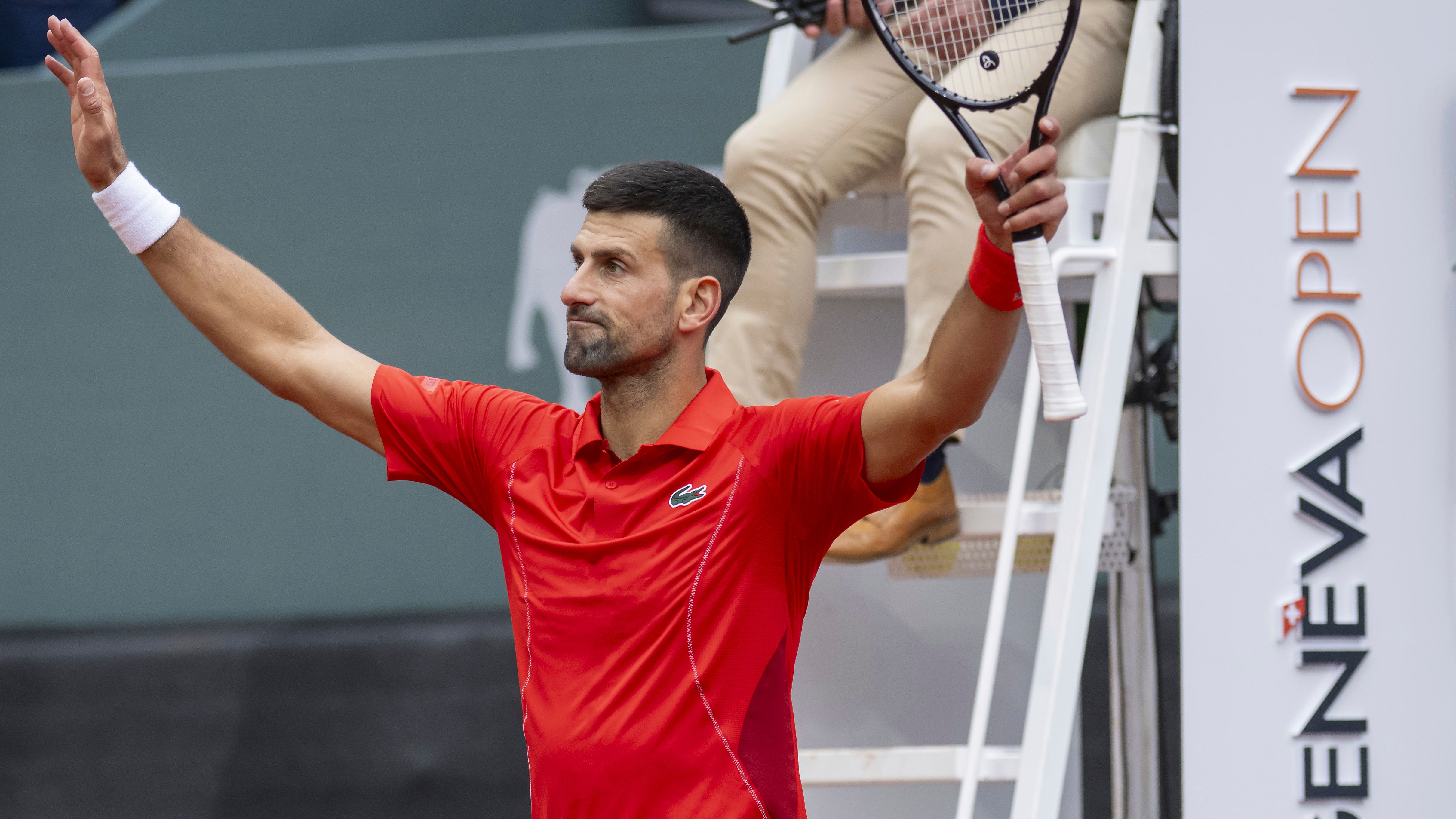 Novak Djokovic books last-four place at Geneva Open