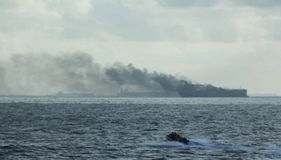 Malaysia's coast guard finds oil tanker involved in fiery collision off Singapore