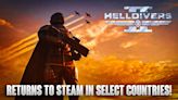 Helldivers 2 Returns To Steam In Select Countries
