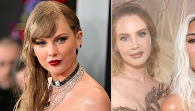 Swifties Slam Lana Del Rey For Cozying Up To Swift Nemesis Kim Kardashian At Met Gala