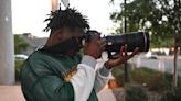 NFL rookie trades the pigskin for a Nikon D6