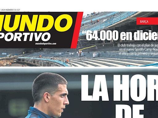 Portada de hoy de la Edición Bizkaia-Araba de Mundo Deportivo