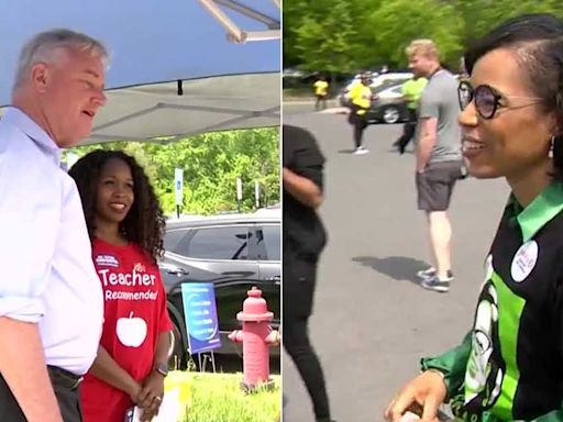 Senate candidates hit battleground counties amid early voting